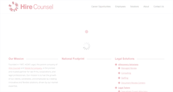 Desktop Screenshot of hirecounsel.com